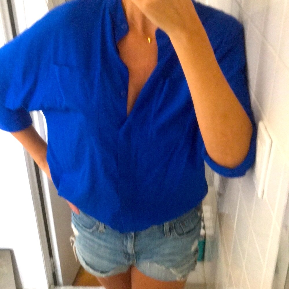 DKNY silk blouse